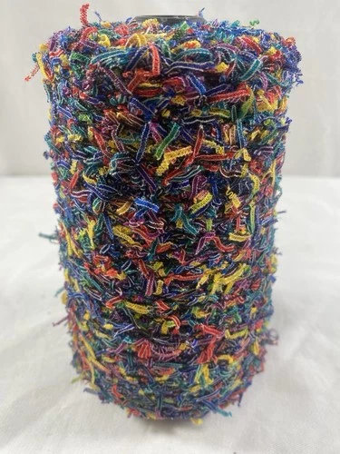 Fancy Cone Yarn Rainbow Bow Clothes Thread Net Weight 360g #955 - product listing photo