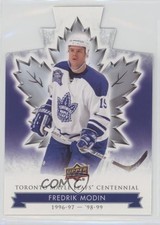 2017 Upper Deck Toronto Maple Leafs Centennial Blue Die-Cut Fredrik Modin 2d8