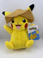 Pokemon 8  Pikachu Summer Hat With Pok Ball Plush Licensed Authentic 2022 .