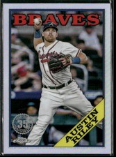 2023 Topps Chrome #88BC-3 Austin Riley 1988 Topps Baseball 35th Anniversary