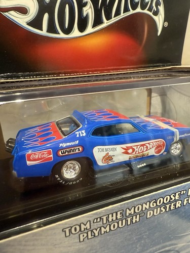 Hot Wheels 100% Plymouth Duster Tom ‘Mongoose’ Mcewen Funny Car Super Rare 1/64 - Picture 9 of 11