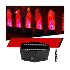 Fake Fire Flame Light with 36 LED Light 5ft Artificial Simulated Flames Lamp ...