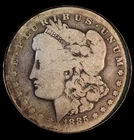 1885 CC Silver Morgan Dollar $1 Coin SCARCE LOWBALL,  NO RESERVE & FREE SHIPPING