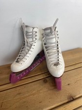 Reidell TS 255 Ice skates With Quest Onyx Blades Sz 3W -Excellent Condition