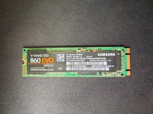 Samsung SSD 1 TB 860 EVO Sata M.2