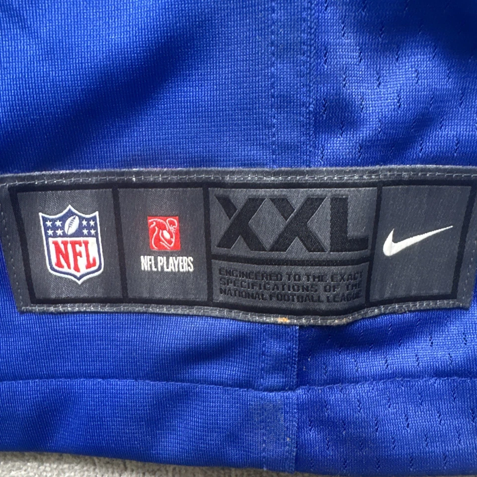 Camiseta Odell Beckham Jr #13 NY Giants para hombre XXL Nike NFL On Field camisa azul Foto 3 de 4