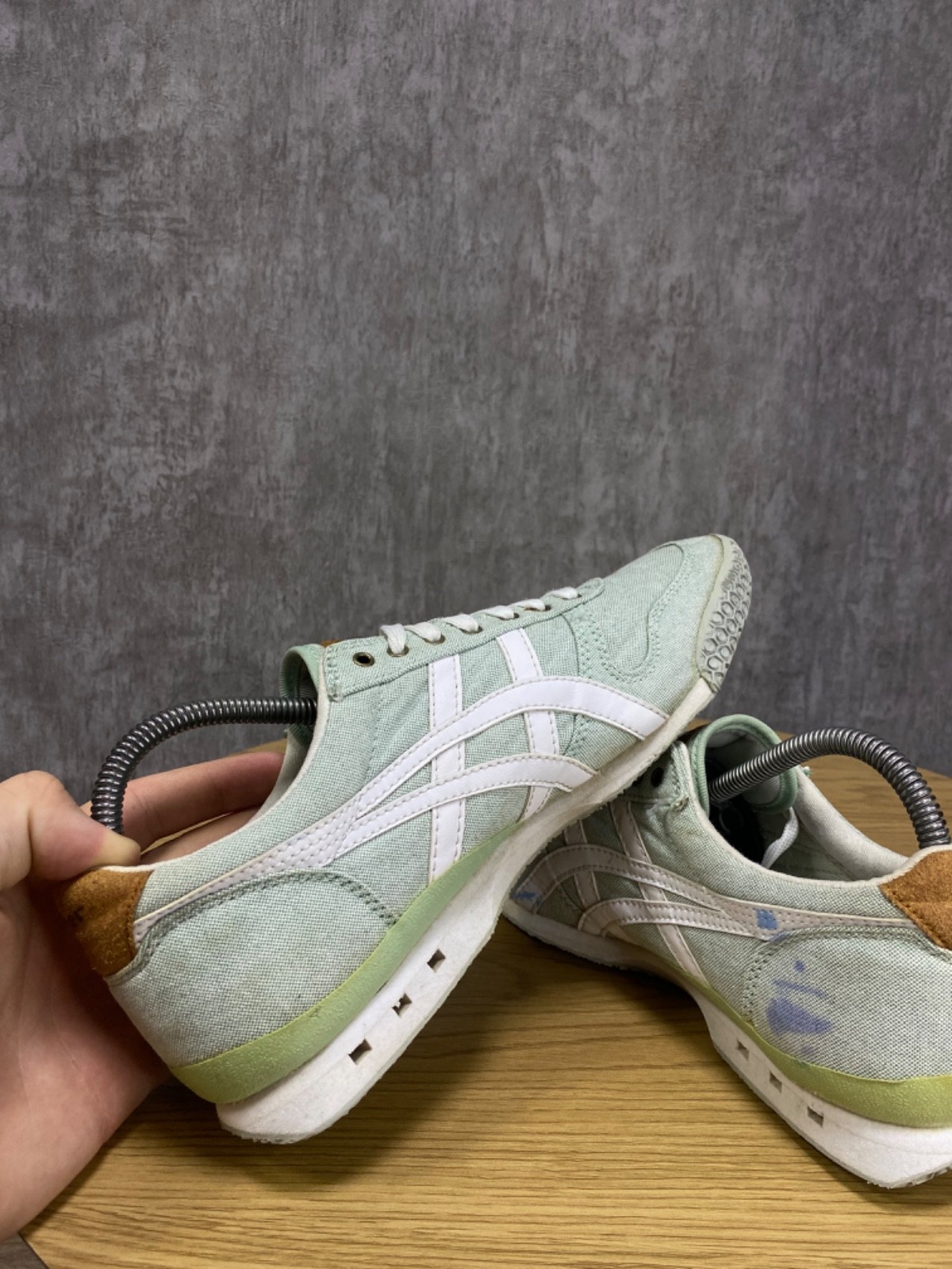 Onitsuka Tiger Asics Sneakers Mint Green White Women's Size US 9.5 / EU 41.5 | thumbnail 7