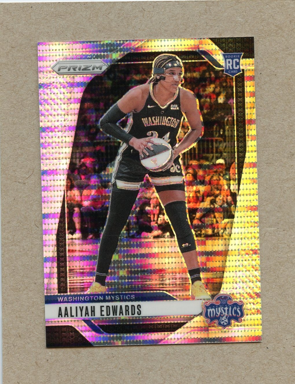 2024 Panini Prizm WNBA - Aaliyah Edwards #70 Pulsar Prizm /499 (RC)