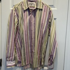 Ted Baker London Men s Long Sleeve Dress Shirt, Sz 4, Perfect Condition