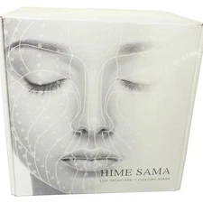 HIME SAMA LED Skincare 7 Colors Mask ~ Face & Neck Rejuvenation Sealed 