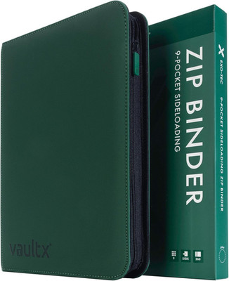 9 Pocket Trading Card Zip Binder, 360 Cards, Premium Exo-Tec Album Material, 20