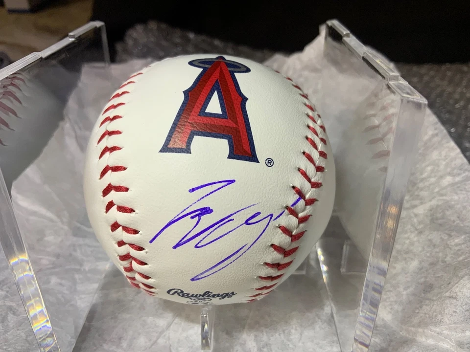 SHOHEI OHTANI SIGNED BASEBALL - Autographed Official MLB Angels Logo AUTO +COA - Image 3 of 4