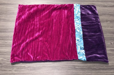 Seventeen Magazine Y2K  Pink Purple Blue Floral Pillowcase