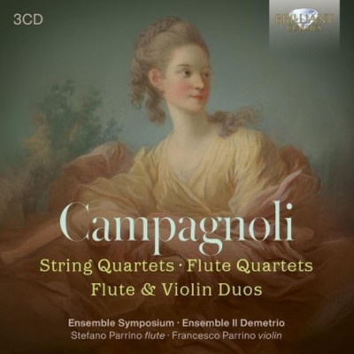 *PRESALE* ENSEMBLE SYMPOSIUM: CAMPAGNOLI: STR QRTS FLUTE QRTS FLUTE & VN DU - CD