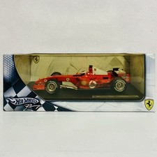 Hot Wheels Racing 1/18 Ferrari F2005 Rubens Barrichello Diecast Car New