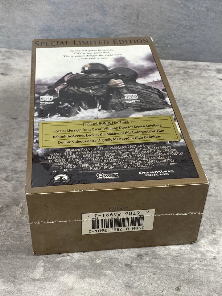 Saving Private Ryan VHS 2-Tape Set Special Limited Edition Digitally Master NEW - Image 4 of 4