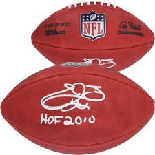 Emmitt Smith Dallas Cowboys Signed Duke Full Color Football with 