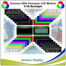 Surenoo 2004 RGB Backlight SLC2004E Character LCD Module Display Screen Panel