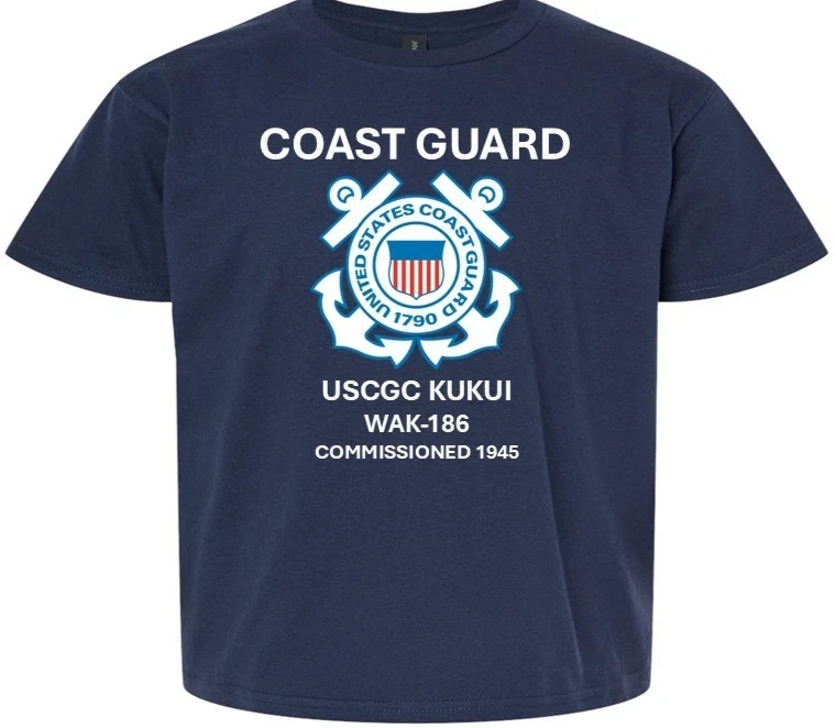 USCGC KUKUI WAK-186* COMMISSIONED 1945 *USCG OFFICIALLY LICENSED - Picture 1 of 2