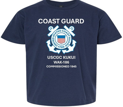 USCGC KUKUI  WAK-186* COMMISSIONED 1945 *USCG OFFICIALLY LICENSED