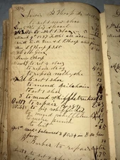 1852–1858 Blacksmith Ledger & Scrapbook Catalog(Cattaraugus County, NY)