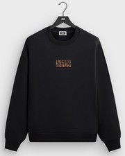 Kith Classic Logo Leopard Applique Nelson Crewneck LARGE  NEW 