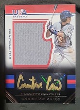 2017 Panini USA Baseball Stars & Stripes Christian Cairo #49 Auto Numbered 42/88