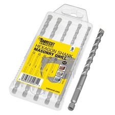 5 x SCMPA5 160mm 5.5mm 6mm 6.5mm 7mm 8mm Impact Driver Masonry Hammer Drill Bit