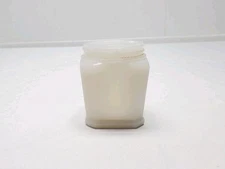 Vintage Max Factor Hollywood Milk Glass Cleansing Cream Jar, No Lid - RARE