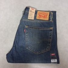 Levi's 505 Blue Jeans Men's 30x30 Dark Wash Straight Leg New With Tags CW1418