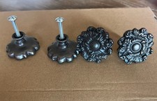 4 Flower Drawer Pulls Knobs Handles for Cabinet Dresser