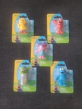 Just Play Sesame Street Mini Figures Lot of 5 Big Bird Abby Oscar Cookie Elmo