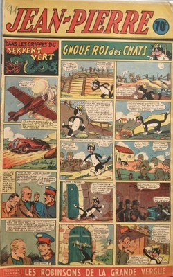 Jean Pierre Hebdo Of The Family 1940 No 91 ''The Fire Specter Johny Storn''