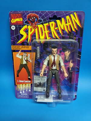MARVEL LEGENDS RETRO Spider-Man J. JONAH JAMESON 6'' Action Figure MOC Hasbro