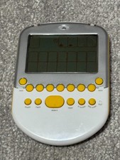 Radica Big Screen Solitaire Backlit Handheld Game Yellow 2008 Tested