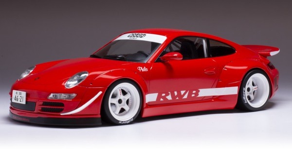 Rwb Porsche 997 Red 1:18 Modell Ixo Model-image