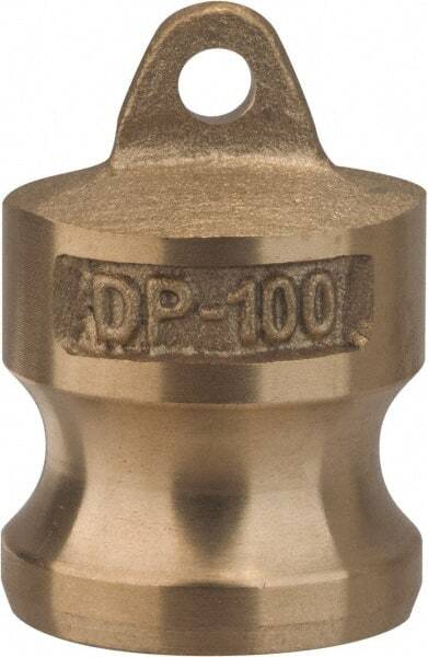 1" Cam & Groove Dust Plug for Use with Couplers Part DP, Brass, 1,000 Max psi...