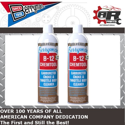 Berryman® B12 Chemtool® Carburetor, Choke & Throttle Body Cleaner 453g x2 eBay