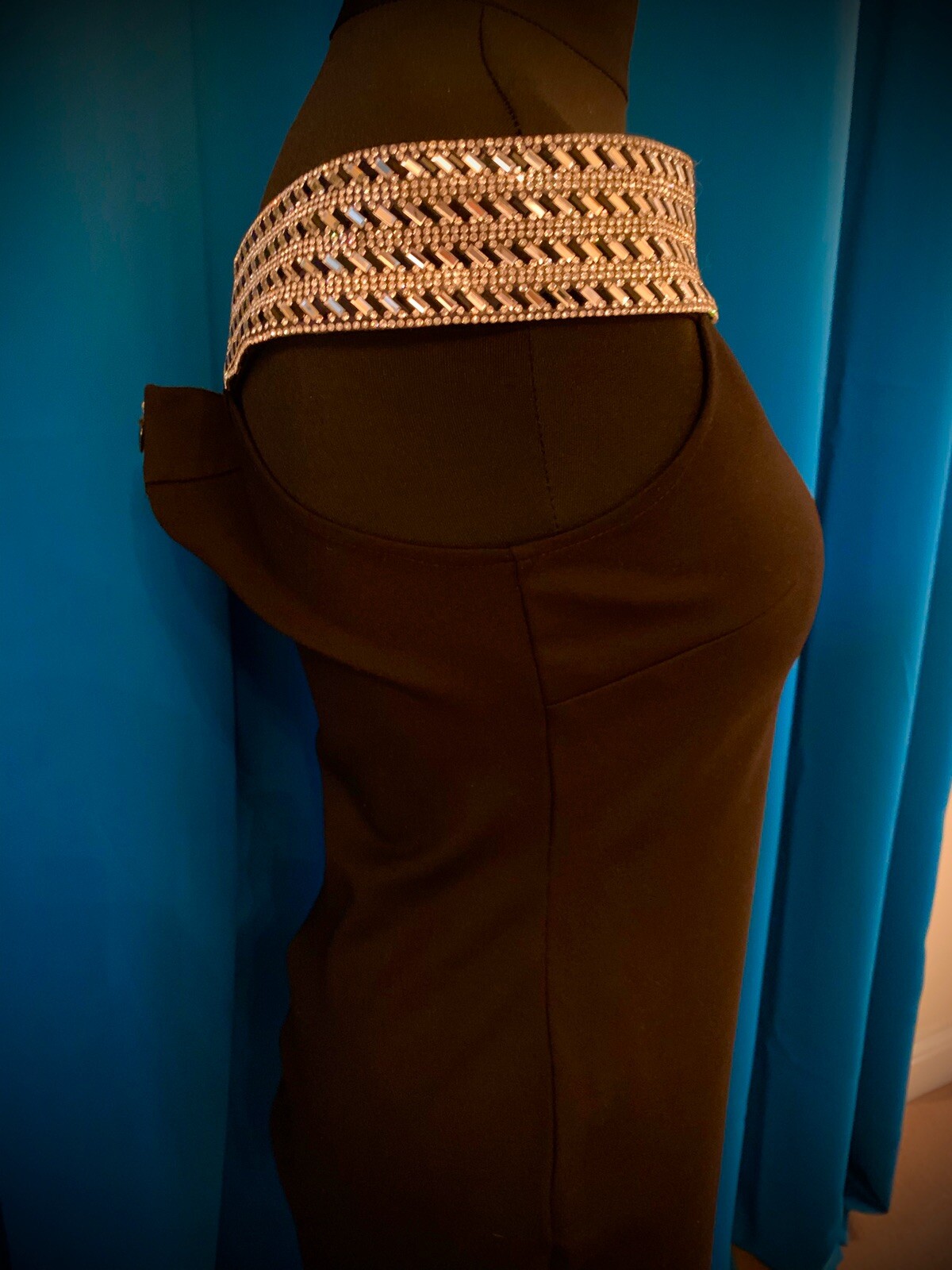 Ladies Quiz Black Dress Size 18 eBay