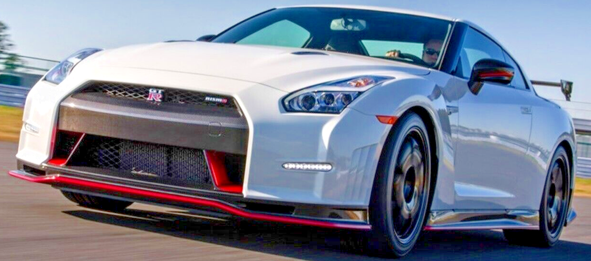 Genuine Nissan R35 GT-R GTR Front Protector Red Accent