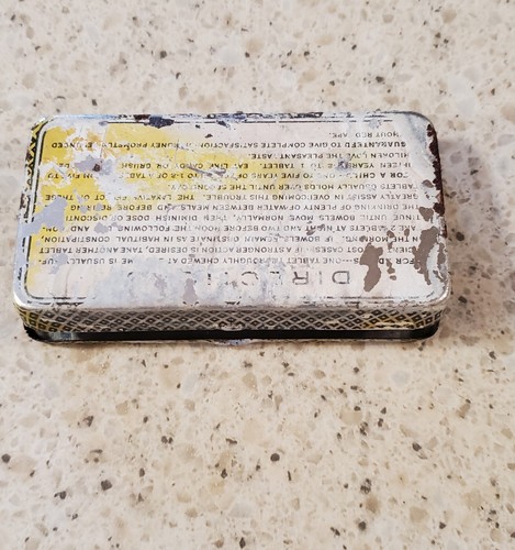 Vintage 1910's Pinex Laxative Medicine Tin 3 1/4 INCH - Picture 2 of 4