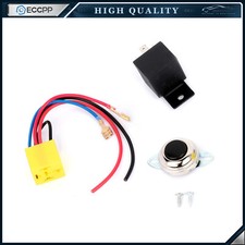 Air Horn Wiring Kit With Horn Button Switch For Motorcycle Boat Car Marine Horn