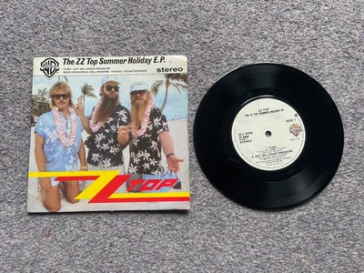 ZZ TOP  Summer Holiday EP  7  Vinyl RECORD Single 1985 Warner W8946 WEA Tush