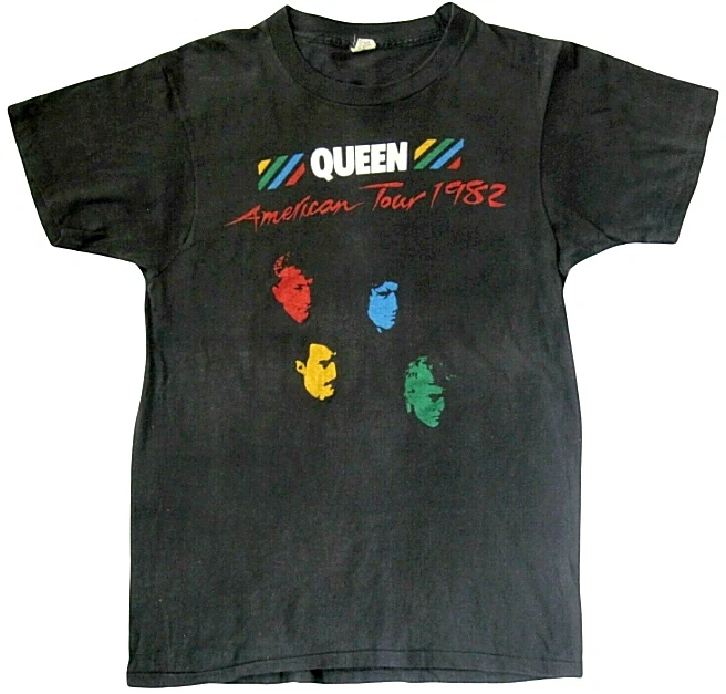 Queen Hot Space American 1982 Tour Ladies Womens Concert T