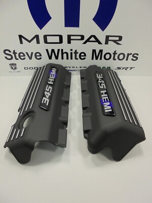 Challenger Charger Durango Engine Cover Valve 5.7L 345 Hemi 2 Pcs Black  Purple