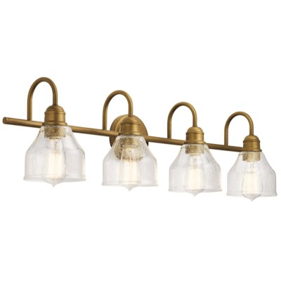 Kichler Avery 4 Light Vanity Light, Natural Brass - 45974NBR | eBay