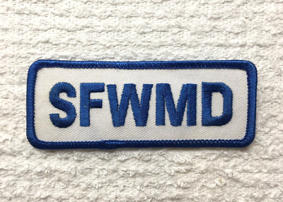 PATCH SFWMD South Florida Water Management District Blue on White