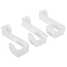 3PCS Potty Hook Multifunctional Plastic Hanging Hook Punch Free Cabinet Hook