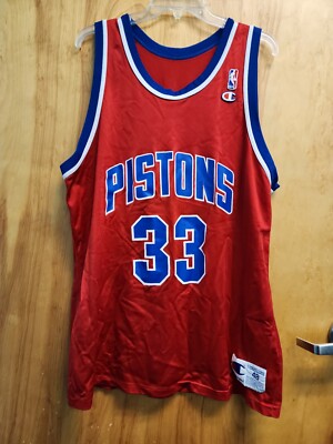 Authentic Champion NBA Jersey Grant Hill #33 Detroit Pistons