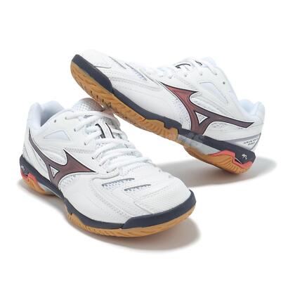 Mizuno Wave Fang Pro White Black Red Men Unisex Badminton Shoes